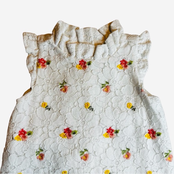 Janie and Jack Embroidered Floral Lace Dress - Picture 4 of 5